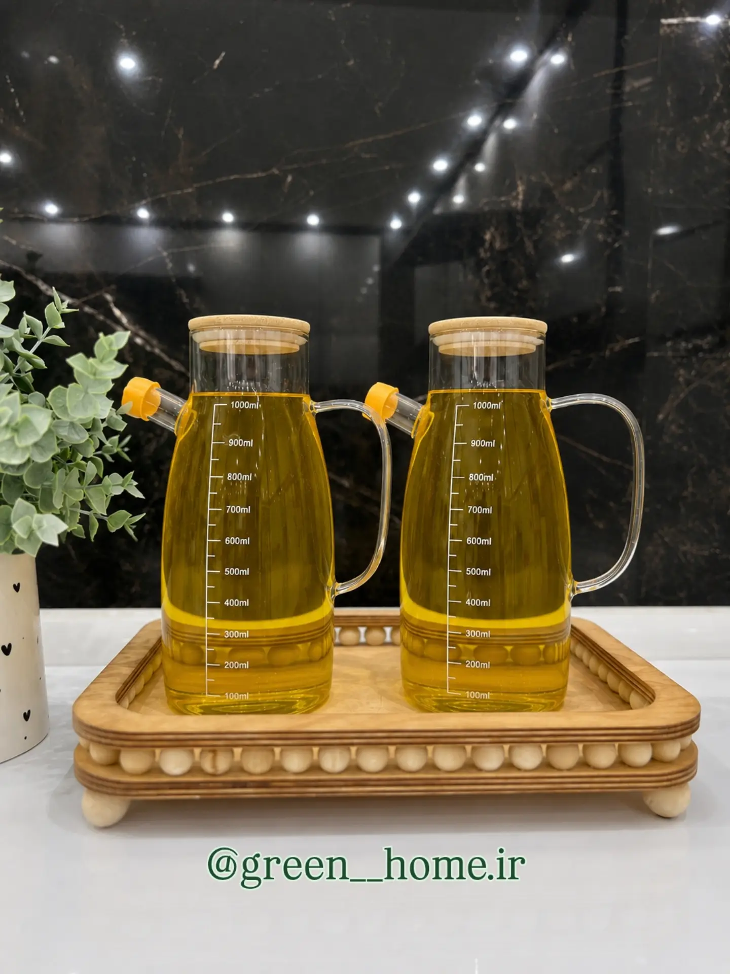 روغن ریز پیرکس درب بامبو واشردار