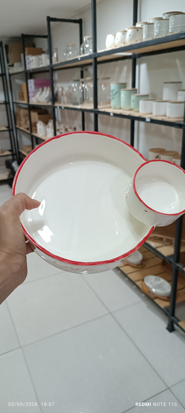 کاسه مزه خوری سرامیکی دستساز